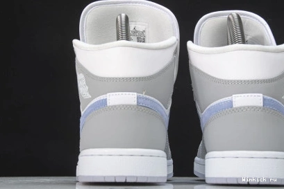 Mid Wolf Jordan Aluminum Grey Air 1 0821